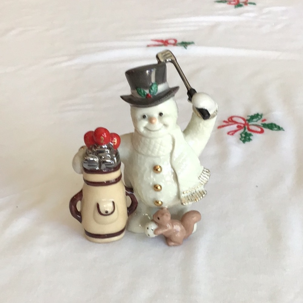 Lenox Snowman Collection.